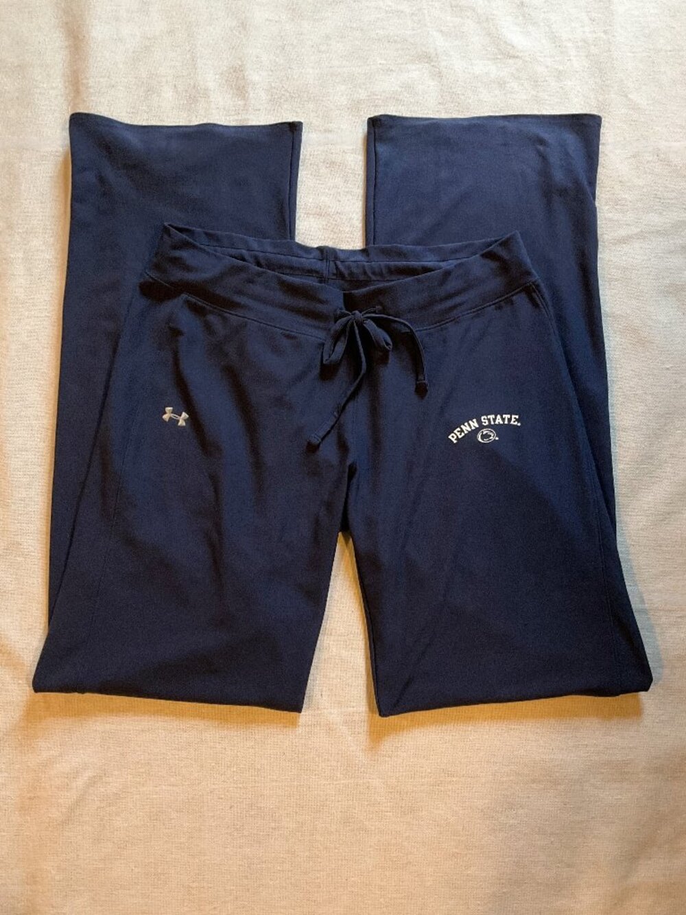 Under Armour Heat Gear Women’s Penn State Lounge Pants, Navy, Sz M